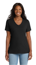 Port & Co™ Women's Core Cotton V-Neck Tee
