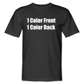 1 Color Front 1 Color Back Print