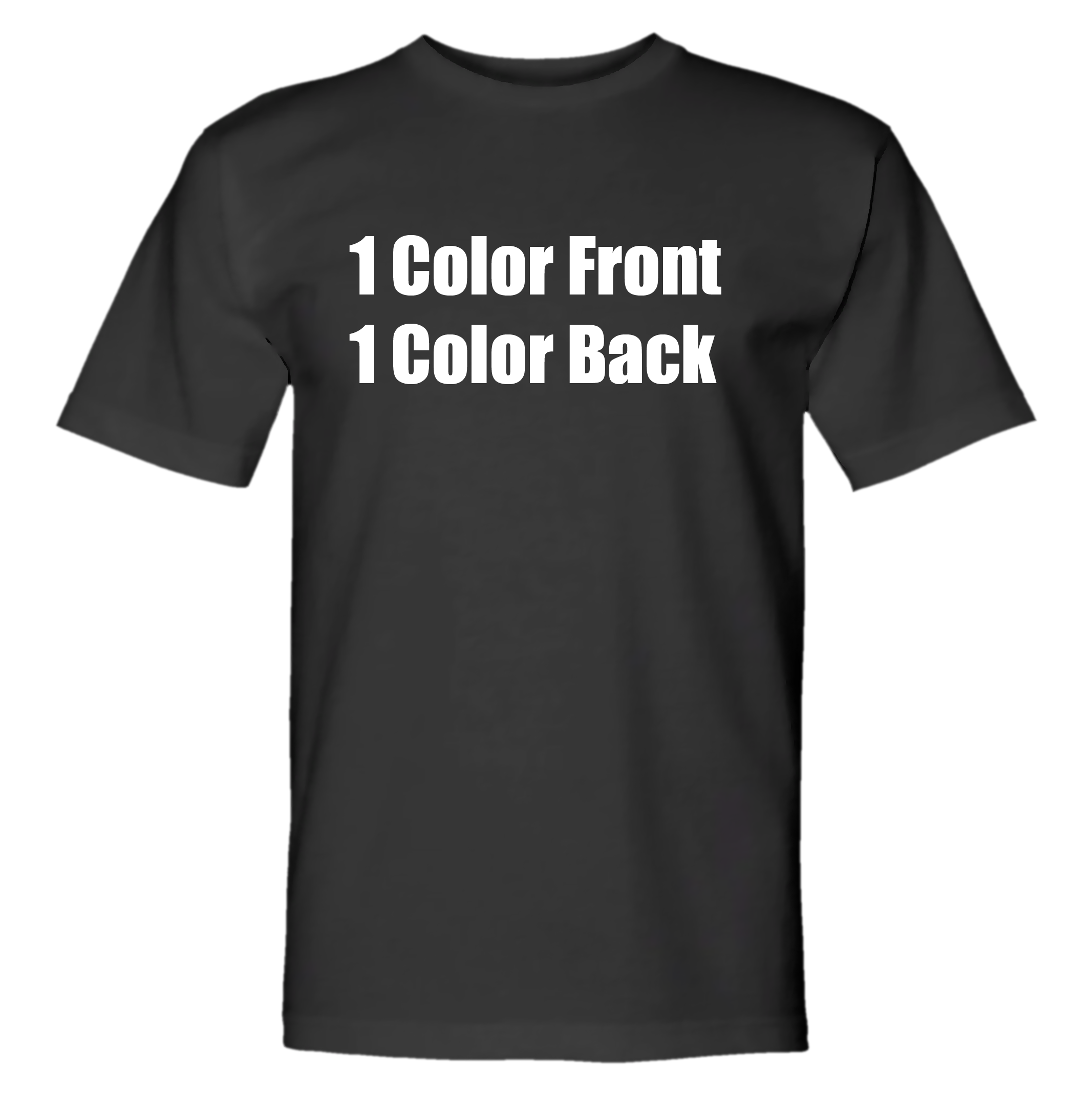 1 Color Front 1 Color Back Print