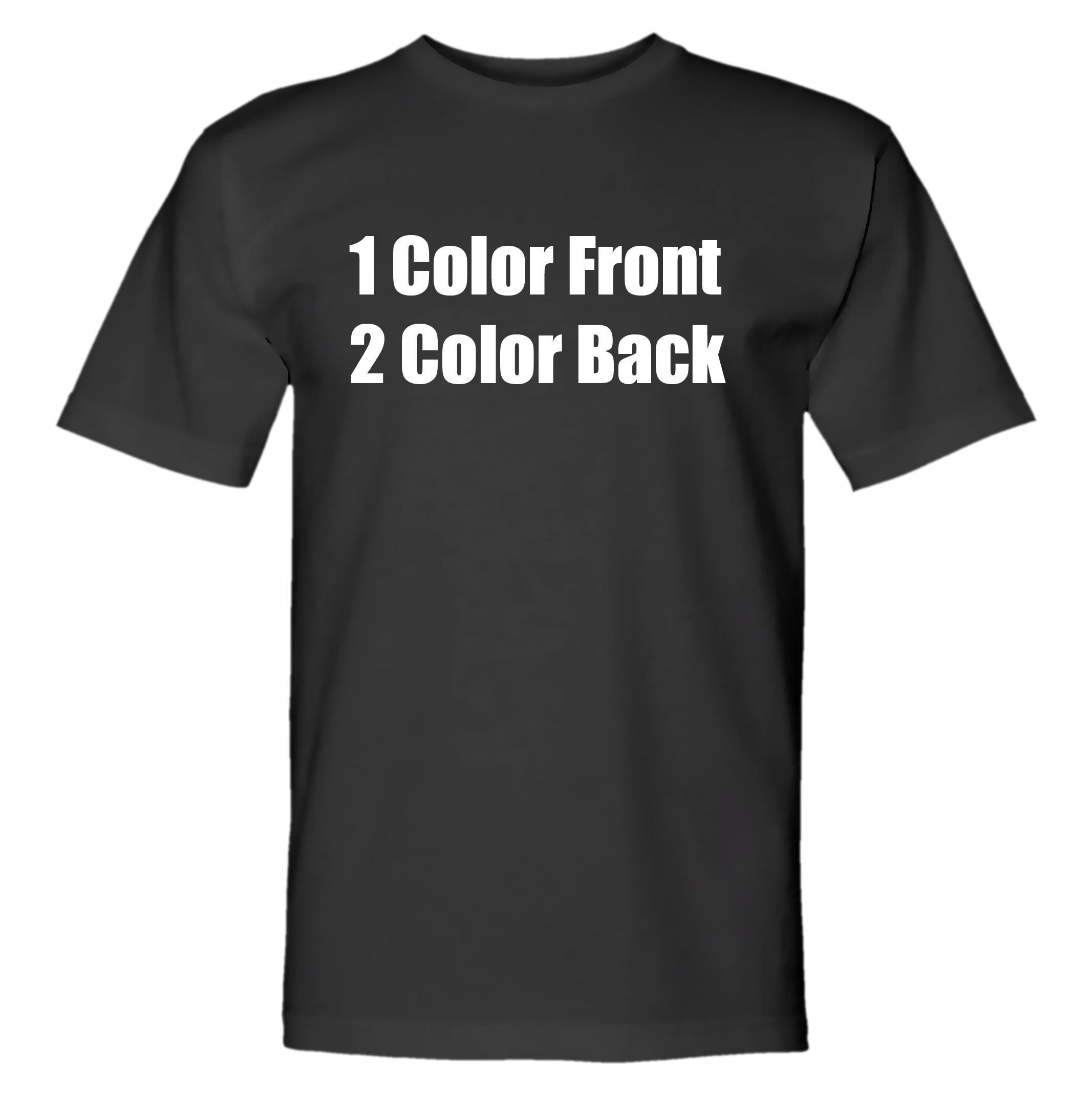 1 Color Front 2 Color Back